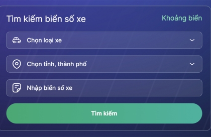 Chính thức mở cổng đấu giá biển số